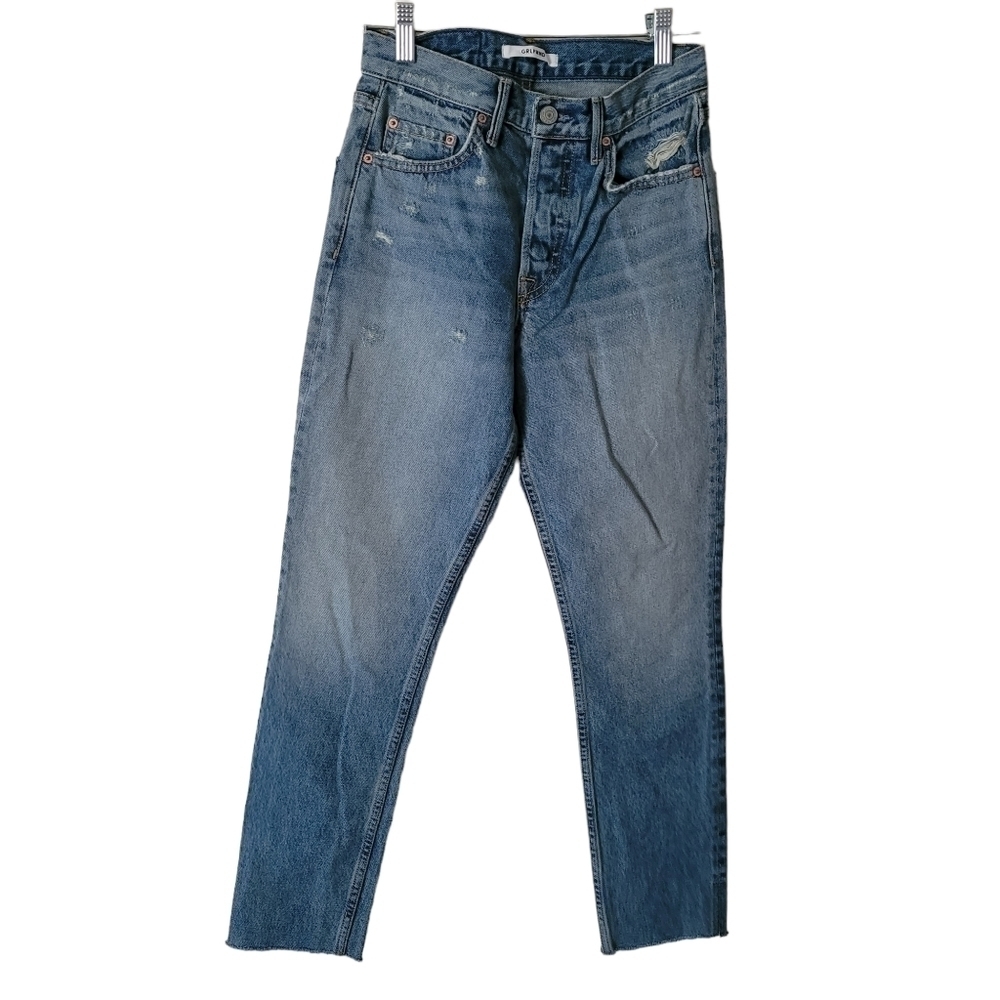 GRLFRND Karolina High-Rise Skinny Jean in Whole Lotta Love Size 24 - Picture 4 of 14